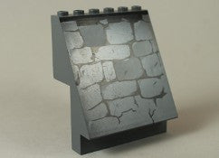 LEGO Seinäpaneeli 4x6x6 Vino muuri kivikuviolla 30156pb02
