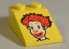 LEGO 2x3 Vino 33 Ronald McDonald-kuviolla 30474pb05