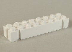LEGO Sivu-Ura 2x8 akselinreiät 30520