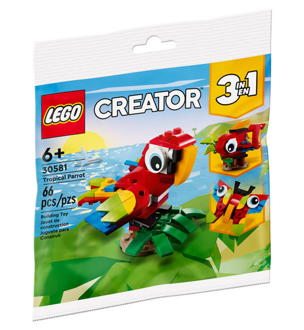 LEGO 30581 Creator - Trooppinen papukaija