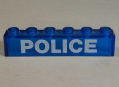 LEGO 1x6 POLICE 3067pb09