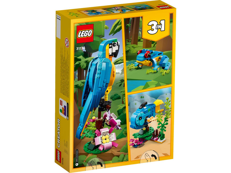 LEGO 31136 Creator - Eksoottinen papukaija