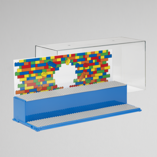 LEGO Minifiguurivitriini, sininen 2-tasoinen