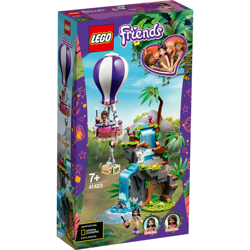 LEGO Friends 41423 Tiikeri kuumailmapallossa – pelastusoperaatio viidakossa