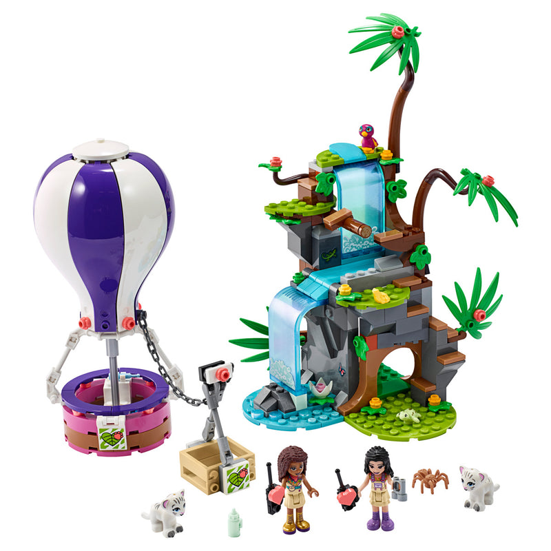 LEGO Friends 41423 Tiikeri kuumailmapallossa – pelastusoperaatio viidakossa