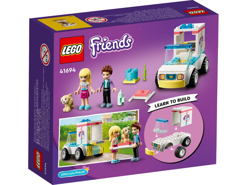 LEGO 41694 Friends - Eläinsairaalan ambulanssi