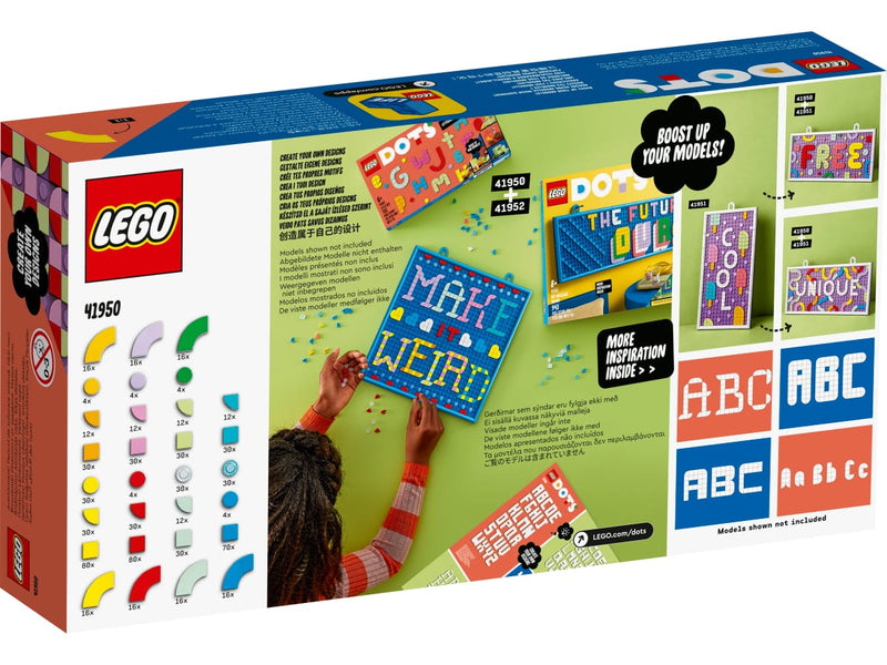 LEGO 41950 Dots - DOTS-suurpakkaus – kokoa kirjaimia