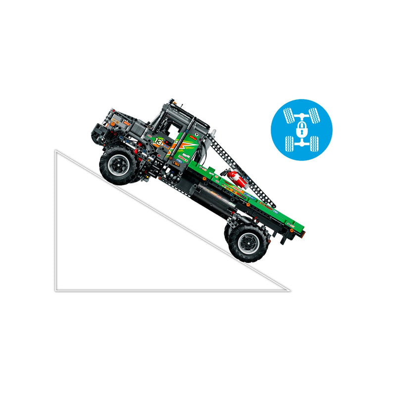 LEGO 42129 Technic - 4x4 Mercedes-Benz Zetros -kuorma-auto