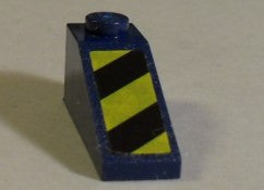 LEGO 1x3 Vino 33 Mustakeltainen raita vasen 4286pb17L