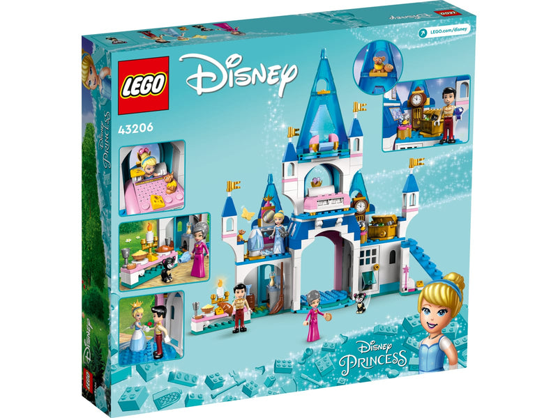 LEGO 43206 Disney - Tuhkimon ja prinssi Uljaan linna