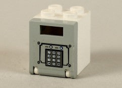 LEGO Kaapinovi 2x2 näppäimistö,armaa ja sininen nappula 4346pb23