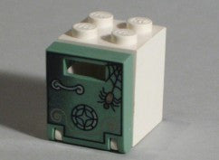 LEGO Kaapinovi 2x2 kassakaappi hämähäkinkuvalla 4346px7