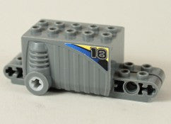LEGO Pullback-moottori 9x4x2⅔ numerolla 18 47715pb02