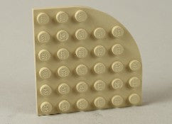 LEGO Litteä Neljännesympyrä 6x6 6003