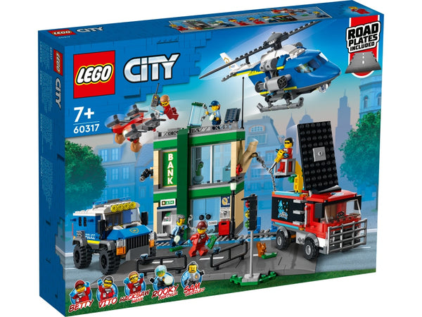 LEGO 60317 City - Poliisi ja pankkirosvojen takaa-ajo