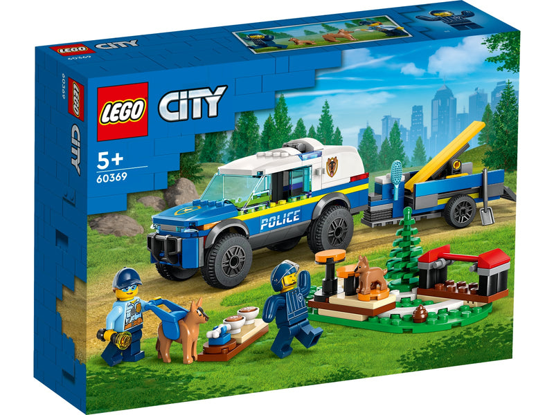 LEGO 60369 City - Siirrettävä poliisikoirien koulutusrata