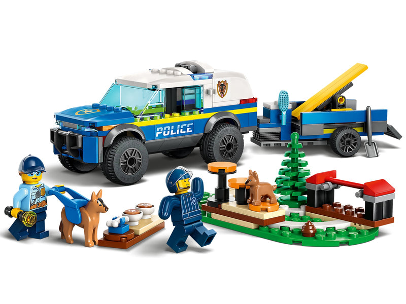 LEGO 60369 City - Siirrettävä poliisikoirien koulutusrata