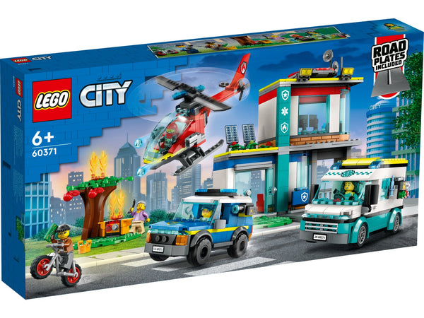 LEGO 60371 City - Hälytysajoneuvojen päämaja