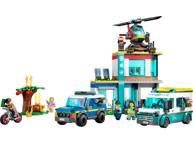 LEGO 60371 City - Hälytysajoneuvojen päämaja