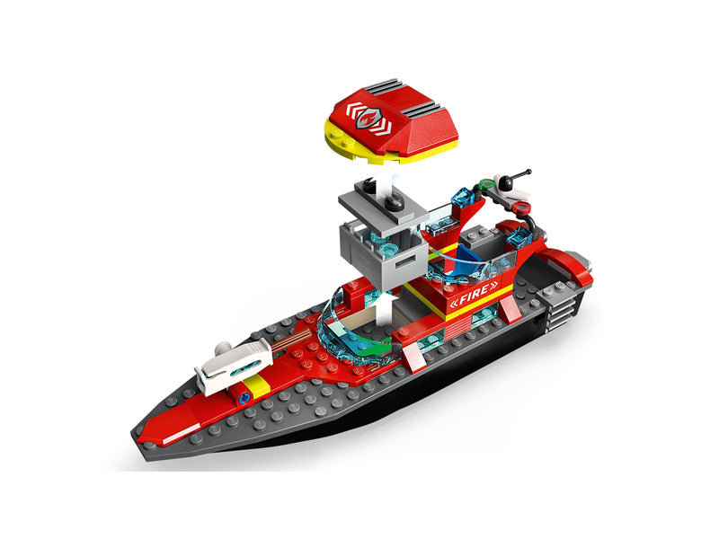 LEGO 60373 City - Palokunnan pelastusvene