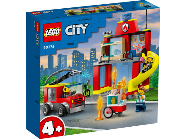 LEGO 60375 City - Paloasema ja paloauto