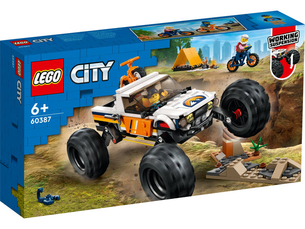 LEGO 60387 City - Seikkailuja nelivetomaasturilla