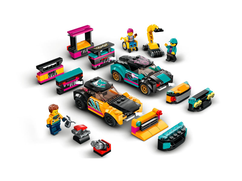 LEGO 60389 City - Autojen tuunaustalli
