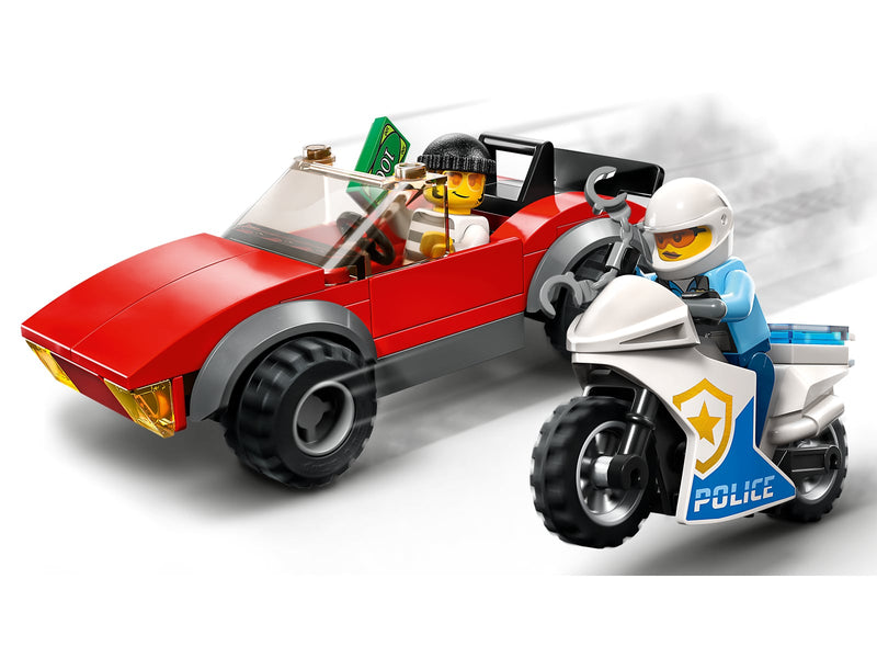 LEGO 60392 City - Moottoripyöräpoliisi takaa-ajossa