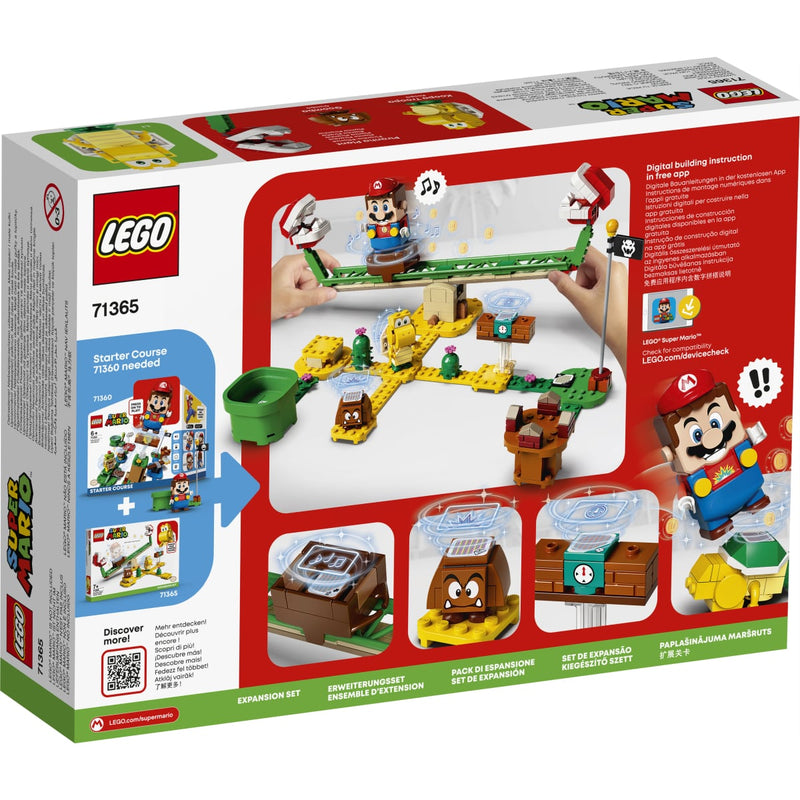LEGO Super Mario 71365 Piraijakasvin vauhtikurvi -laajennussarja