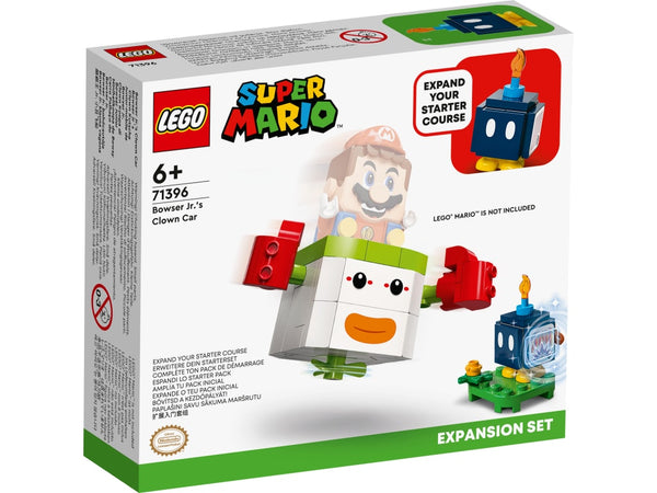 LEGO 71396 Super Mario - Bowser Jr. ja Clown Car ‑laajennussarja
