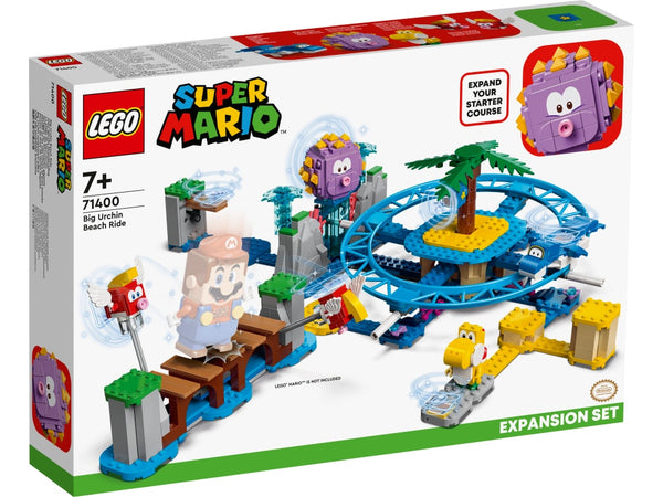 LEGO 71400 Super Mario - Big Urchin: Rantaseikkailu-laajennussarja