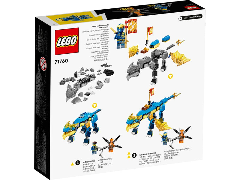 LEGO 71760 Ninjago - Evoluutio: Jayn ukkoslohikäärme