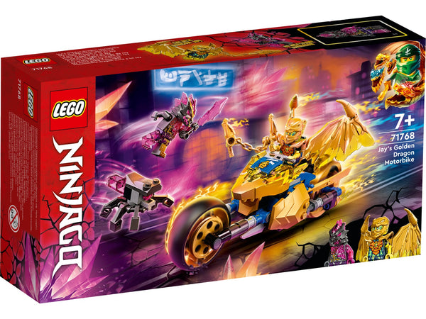 LEGO 71768 Ninjago - Jayn kultainen lohikäärmemoottoripyörä