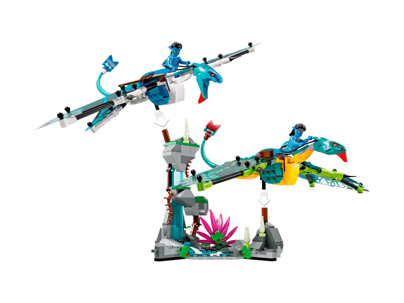 LEGO 75572 Avatar - Jaken ja Neytirin ensilento bansheella