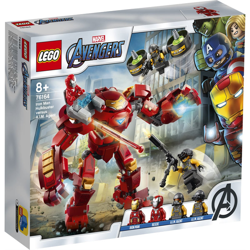 LEGO Super Heroes 76164 Iron Man Hulkbuster vastaan A.I.M.- agentti