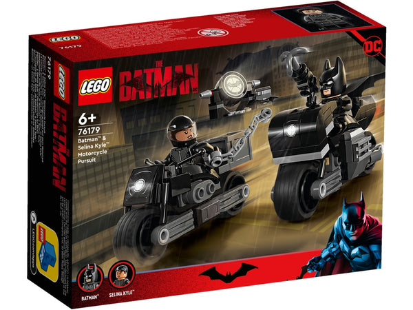 LEGO 76179 Super Heroes - Batmanin ja Selina Kylen moottoripyörätakaa-ajo