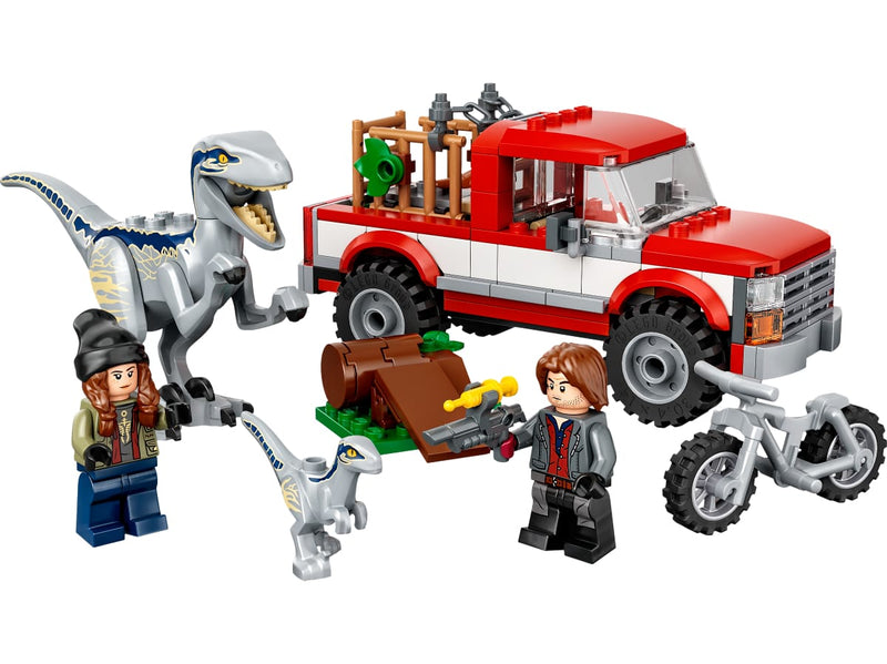 LEGO 76946 Jurassic World - Velociraptorit Blue ja Beta jäävät kiikkiin