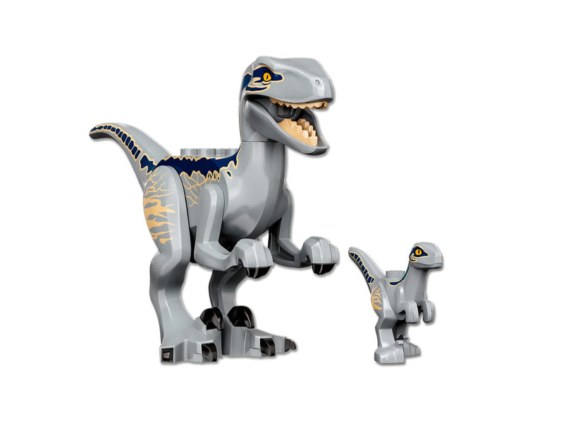 LEGO 76946 Jurassic World - Velociraptorit Blue ja Beta jäävät kiikkiin