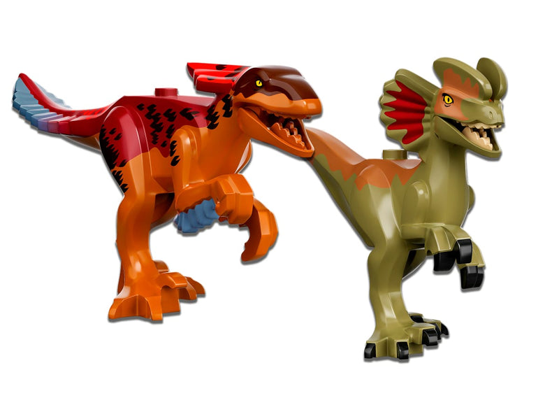 LEGO 76951 Jurassic World - Pyroraptorin ja Dilophosauruksen kuljetus