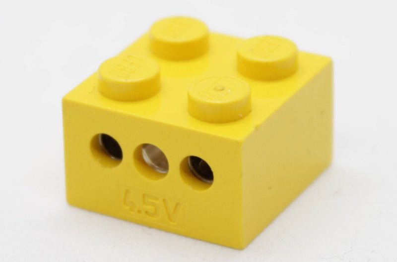 Valonappula 2x2 4,5V, 3 reikää, sumea lasi