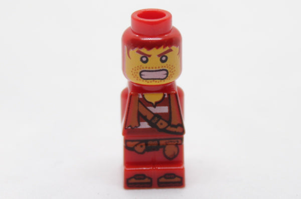 Mikrofiguuri Pirate Plank Pirate, punainen
