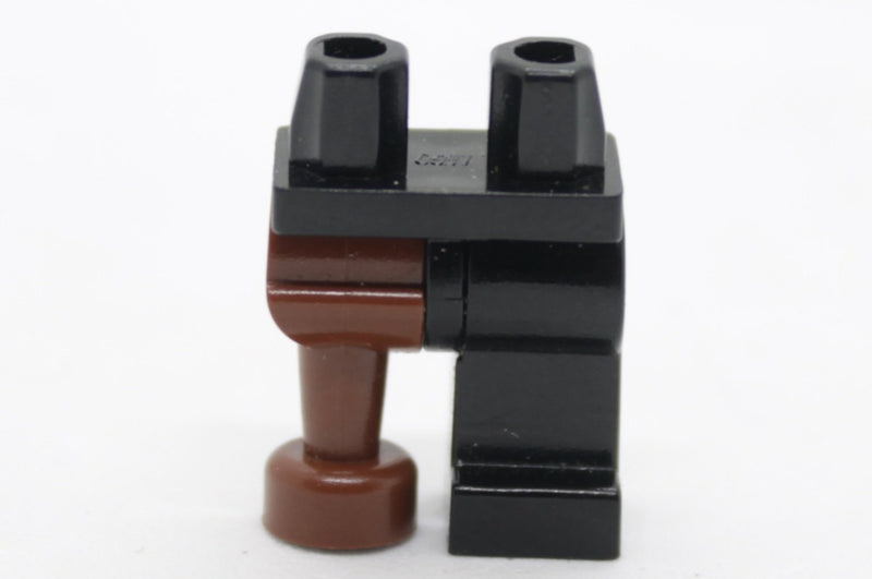 LEGO-minifiguurin jalat, punaruskea puujalka