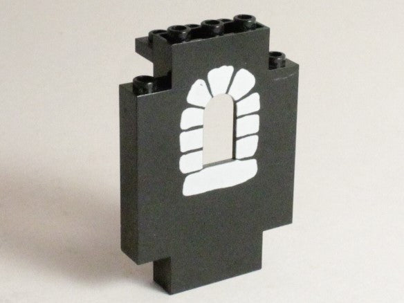  Lego 1x5 Muurinosa ikkuna kivikehyksellä  LEGO-numero: 4444p04
