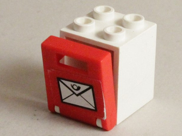 LEGO Kaapinovi 2x2 kirjekuoren kuvalla  4346p10