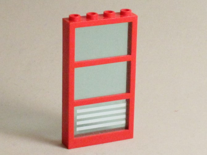 LEGO 1x4x6 Kolmijakoinen Ln VS ikkuna neljällä viivalla 6160c03pb12