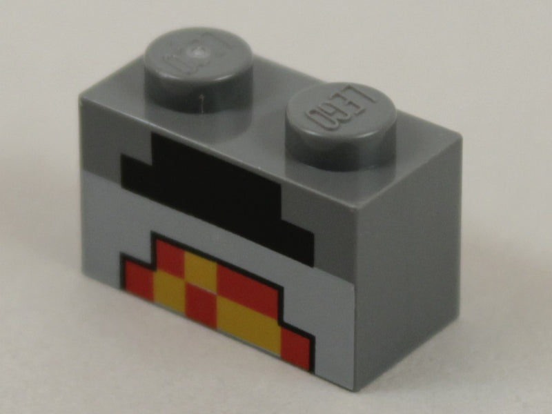1x2 Peruspalikka sytytetyllä ahjon kuvalla (Minecraft)