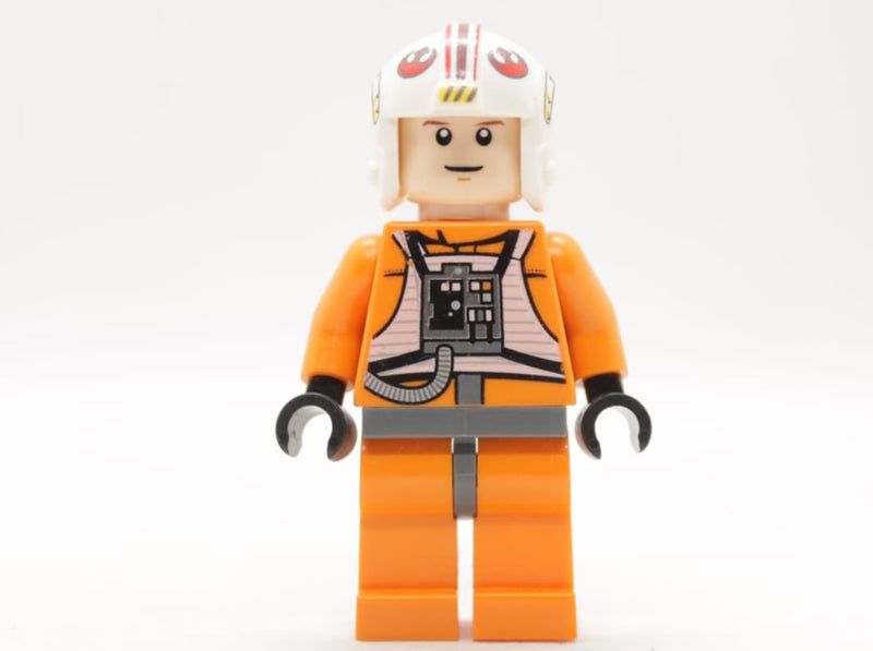 Luke Skywalker - Light Nougat, X-Wing Pilot Suit, Detailed Torso and Helmet, sw0295