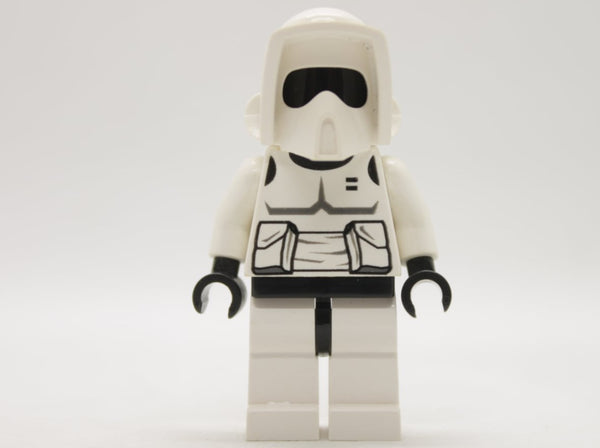 Scout Trooper (Black Head, Dark Bluish Gray Torso Pattern), sw0005a