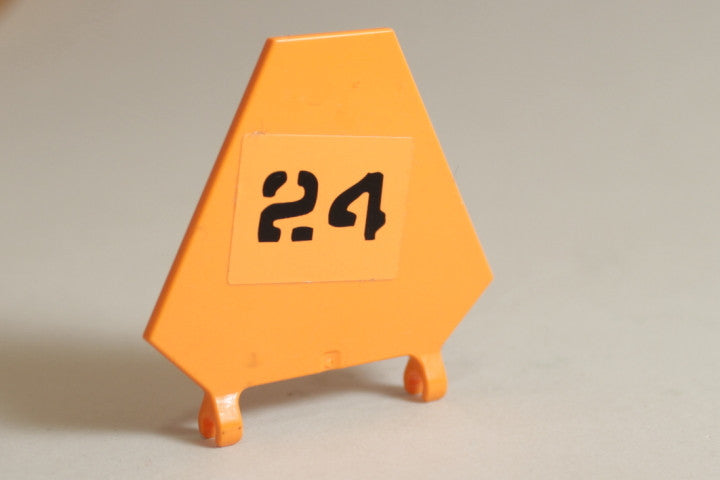LEGO Lippu 5x6 kuusikulmainen numerolla 24 x1435pb003