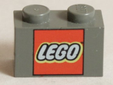 LEGO 1x2 Peruspalikka Lego-logo 3004px8